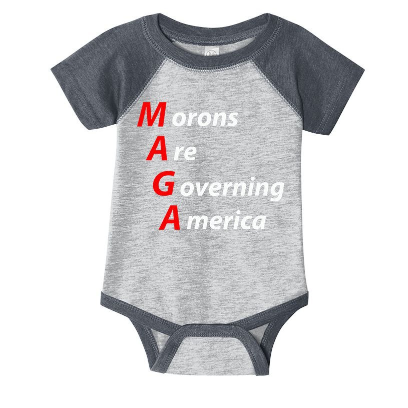 Morons Are Governing America Anti Trump Political Infant Baby Jersey Bodysuit
