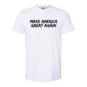 Make America Great Again President Trump 2024 Patriotic Softstyle CVC T-Shirt