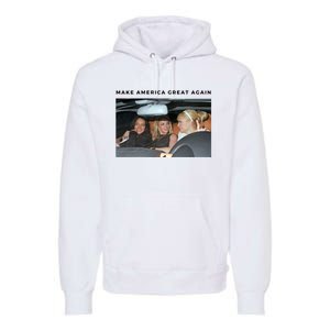 Make America Great Again Funny Meme Gift Premium Hoodie