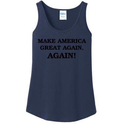 Make America Great Again, Again! Trump Rally #SaveAmerica Ladies Essential Tank