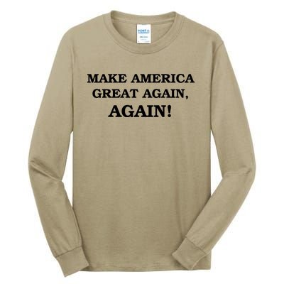 Make America Great Again, Again! Trump Rally #SaveAmerica Tall Long Sleeve T-Shirt