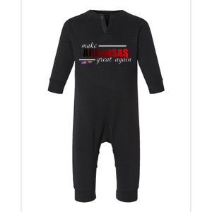 Make Arkansas Great Again Infant Fleece One Piece