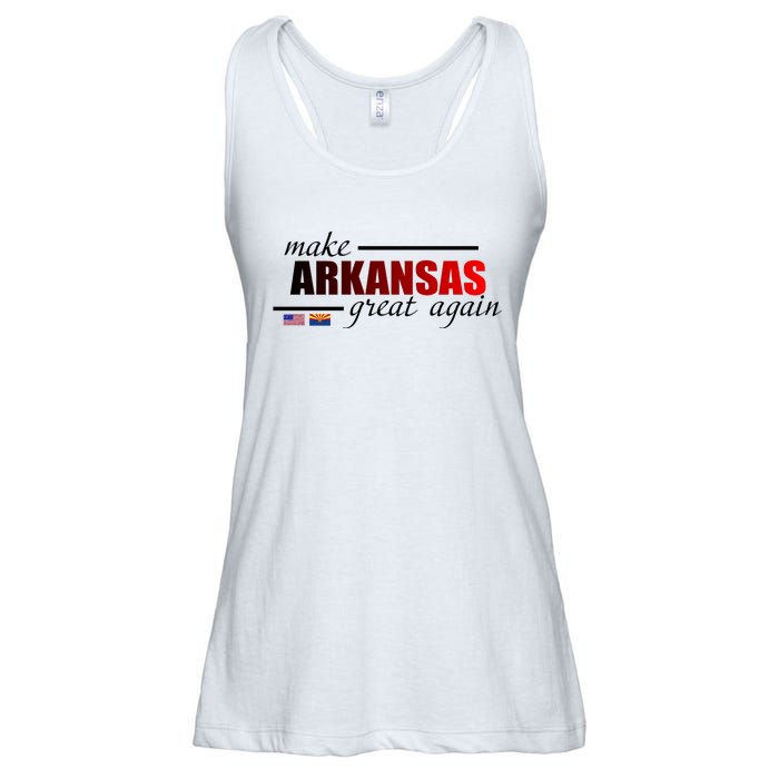 Make Arkansas Great Again Ladies Essential Flowy Tank