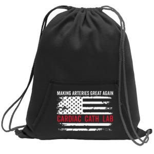 Making Arteries Great Again Sweatshirt Cinch Pack Bag