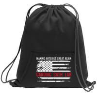 Making Arteries Great Again Sweatshirt Cinch Pack Bag