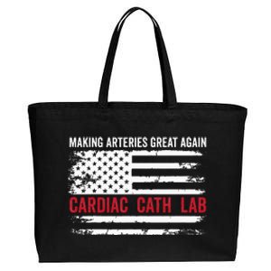 Making Arteries Great Again Cotton Canvas Jumbo Tote