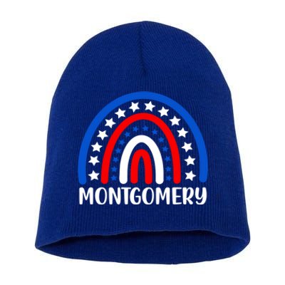 Montgomery Alabama Gift I Love Montgomery Usa Gift Short Acrylic Beanie