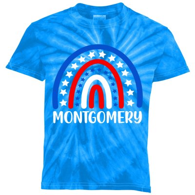 Montgomery Alabama Gift I Love Montgomery Usa Gift Kids Tie-Dye T-Shirt