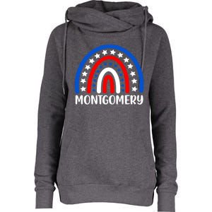 Montgomery Alabama Gift I Love Montgomery Usa Gift Womens Funnel Neck Pullover Hood