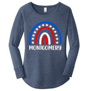 Montgomery Alabama Gift I Love Montgomery Usa Gift Women's Perfect Tri Tunic Long Sleeve Shirt