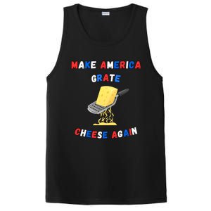 Make America Grate Cheese Again: 2024 Presidential Humor Gift PosiCharge Competitor Tank