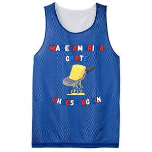 Make America Grate Cheese Again: 2024 Presidential Humor Gift Mesh Reversible Basketball Jersey Tank