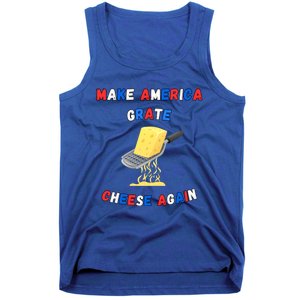 Make America Grate Cheese Again: 2024 Presidential Humor Gift Tank Top