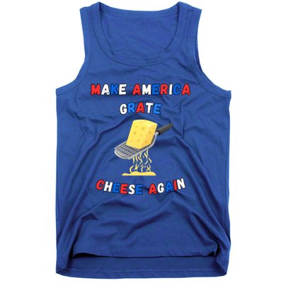 Make America Grate Cheese Again: 2024 Presidential Humor Gift Tank Top