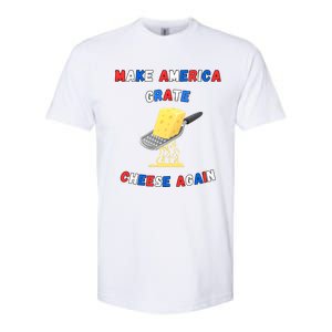 Make America Grate Cheese Again: 2024 Presidential Humor Gift Softstyle CVC T-Shirt