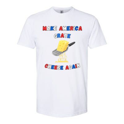 Make America Grate Cheese Again: 2024 Presidential Humor Gift Softstyle® CVC T-Shirt