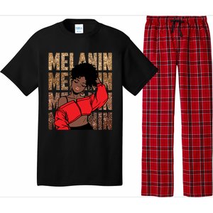 Melanin Afro Goddess Black Magic African Black History Gift Pajama Set