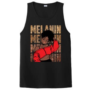 Melanin Afro Goddess Black Magic African Black History Gift PosiCharge Competitor Tank