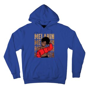 Melanin Afro Goddess Black Magic African Black History Gift Hoodie