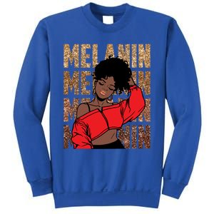 Melanin Afro Goddess Black Magic African Black History Gift Sweatshirt