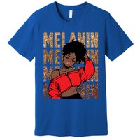 Melanin Afro Goddess Black Magic African Black History Gift Premium T-Shirt