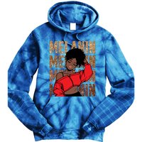 Melanin Afro Goddess Black Magic African Black History Gift Tie Dye Hoodie