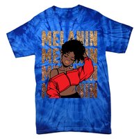 Melanin Afro Goddess Black Magic African Black History Gift Tie-Dye T-Shirt