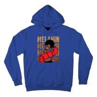 Melanin Afro Goddess Black Magic African Black History Gift Tall Hoodie