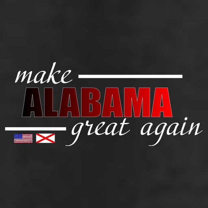 Make Alabama Great Again 7 Panel Mesh Trucker Snapback Hat