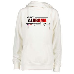 Make Alabama Great Again Womens Funnel Neck Pullover Hood