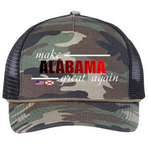 Make Alabama Great Again Retro Rope Trucker Hat Cap