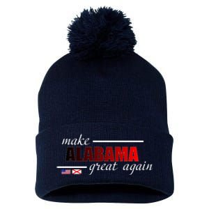 Make Alabama Great Again Pom Pom 12in Knit Beanie