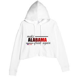 Make Alabama Great Again Crop Fleece Hoodie