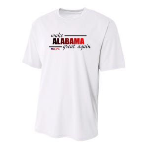 Make Alabama Great Again Youth Performance Sprint T-Shirt