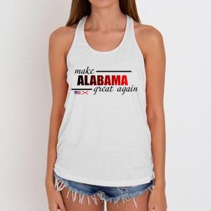 Make Alabama Great Again Women's Knotted Racerback Tank