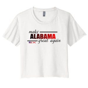 Make Alabama Great Again Women's Crop Top Tee