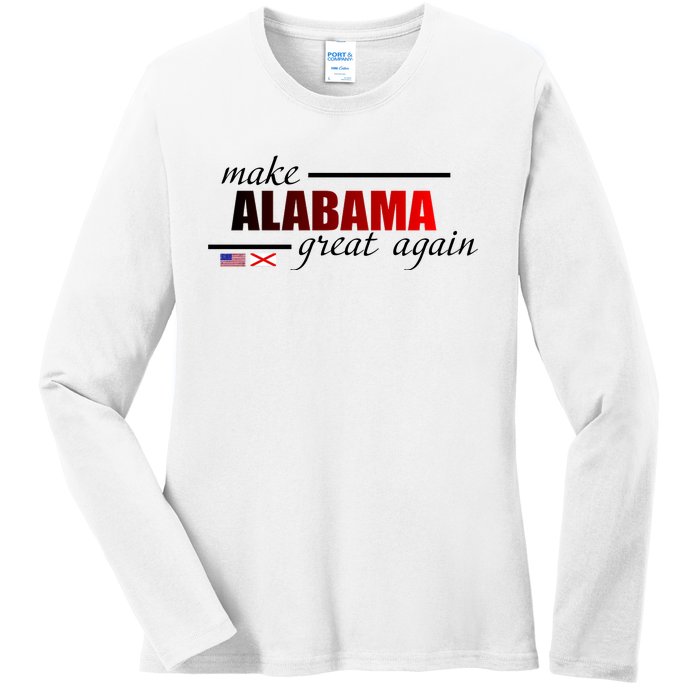 Make Alabama Great Again Ladies Long Sleeve Shirt