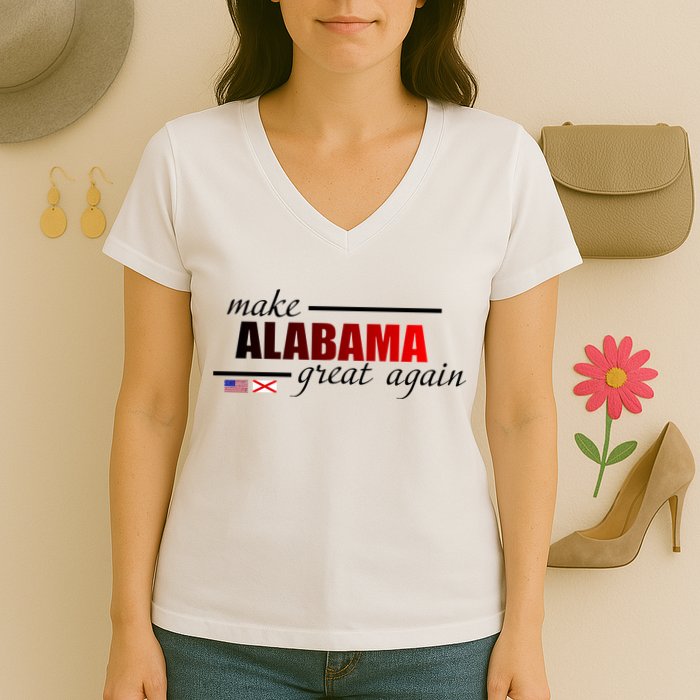 Make Alabama Great Again Women's V-Neck T-Shirt