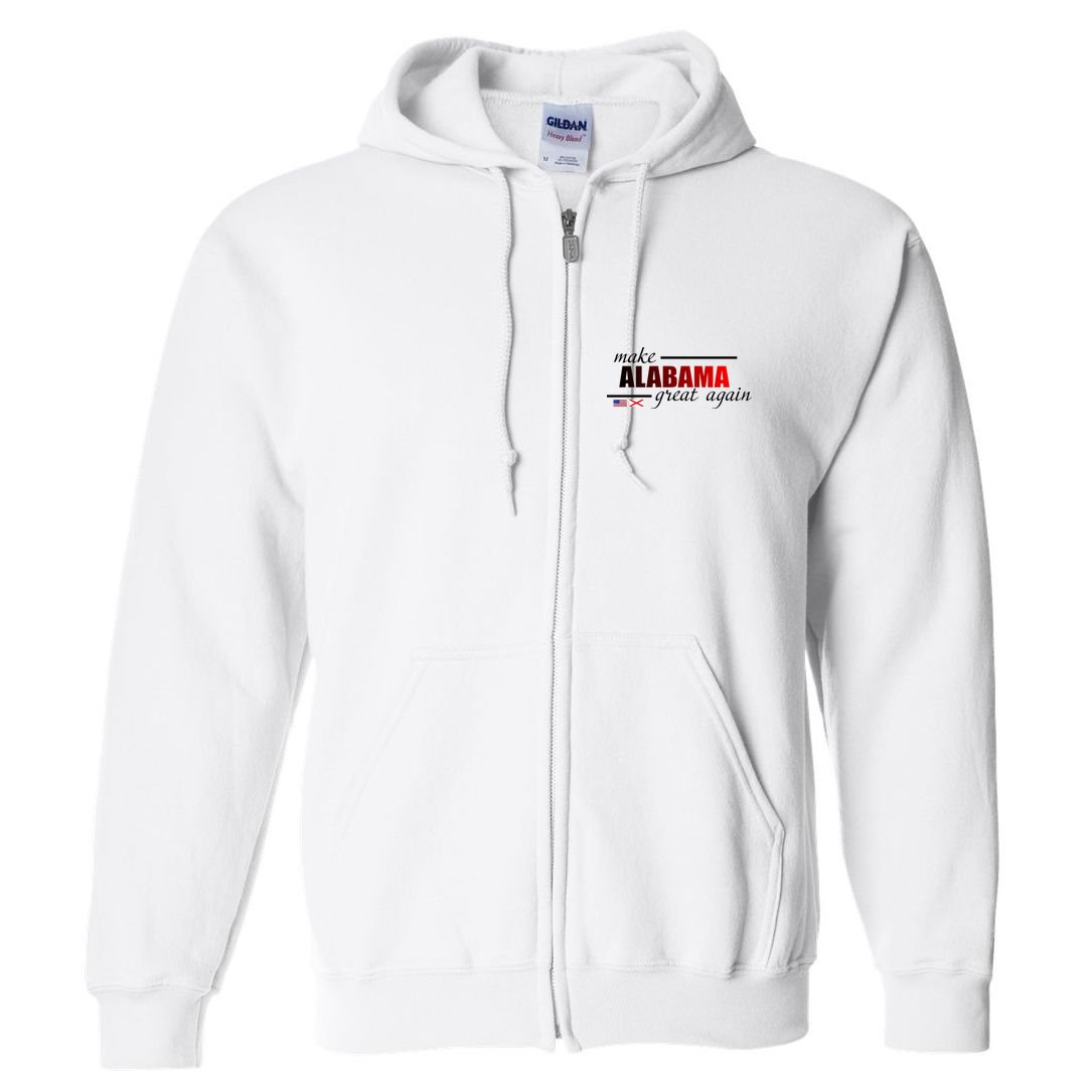 Make Alabama Great Again Full Zip Hoodie