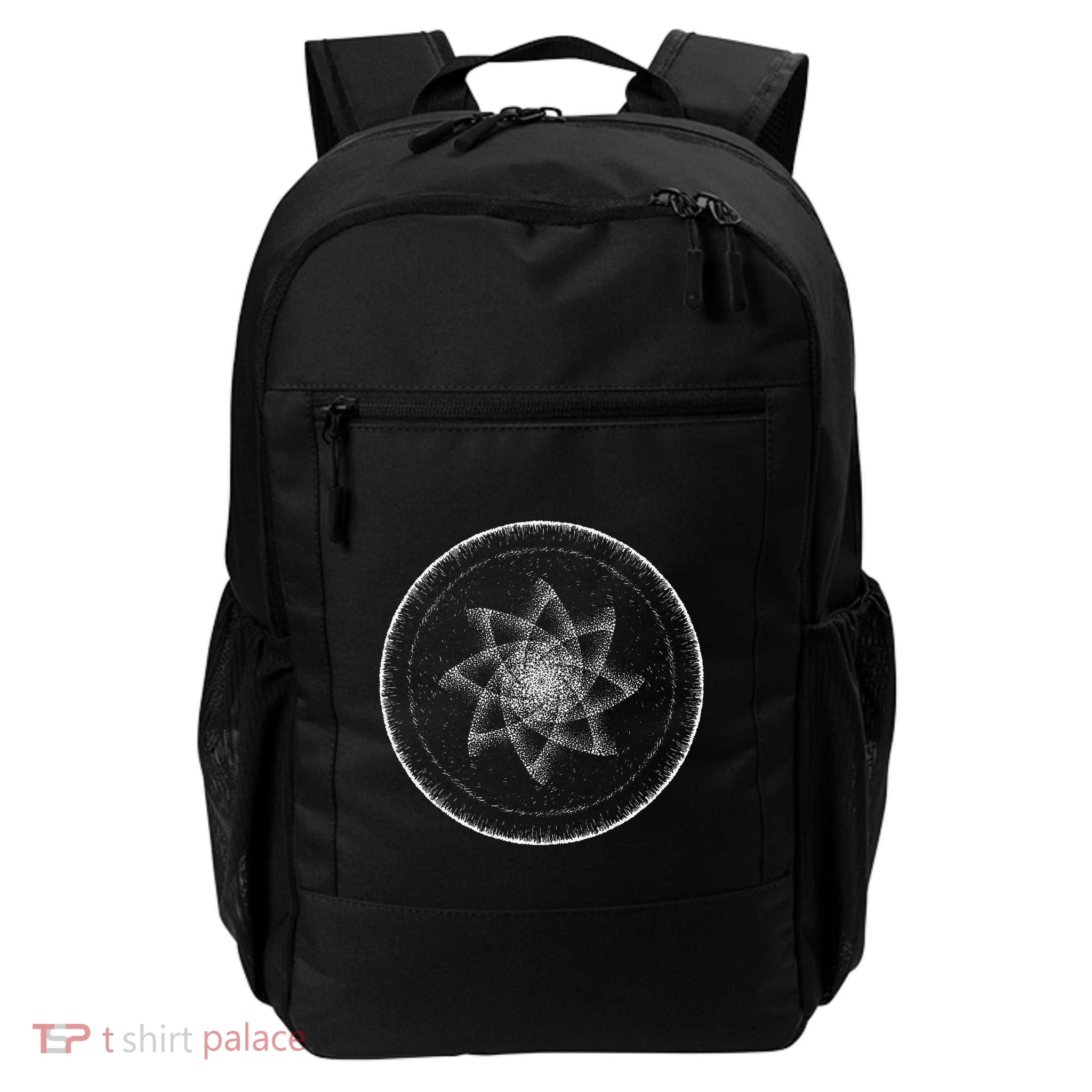 Mandala And Geometric Inspired Pattern Daily Commute Backpack