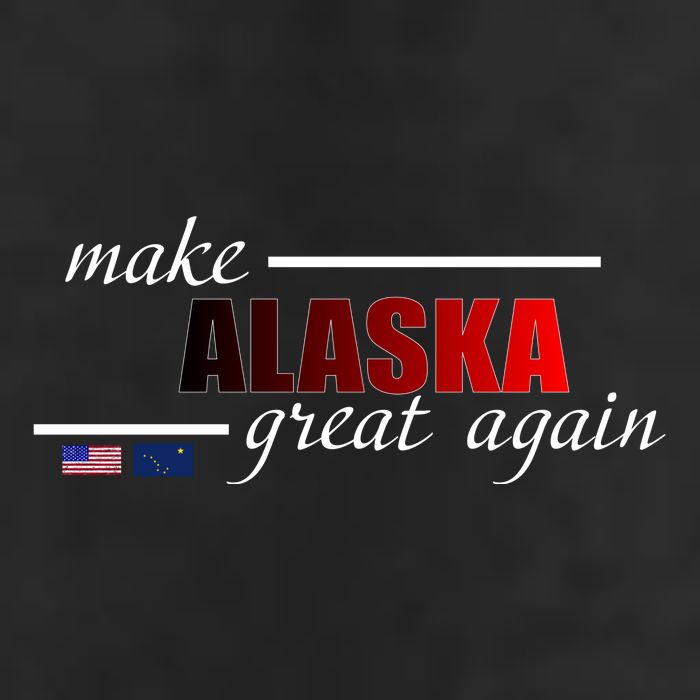 Make Alaska Great Again 7 Panel Mesh Trucker Snapback Hat