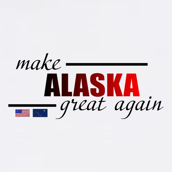 Make Alaska Great Again Golf Towel