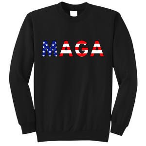 MAGA American Flag Sweatshirt