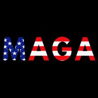 MAGA American Flag Flatbill Hat