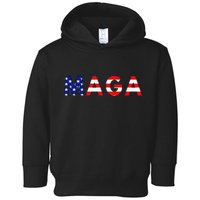 MAGA American Flag Toddler Hoodie