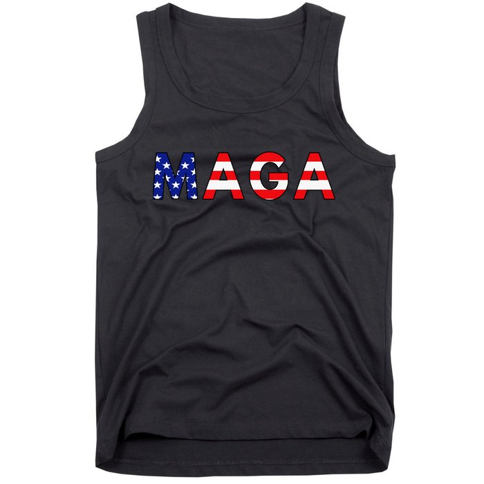 MAGA American Flag Tank Top