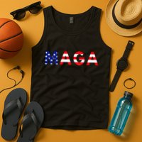 MAGA American Flag Tank Top