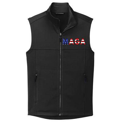 MAGA American Flag Collective Smooth Fleece Vest