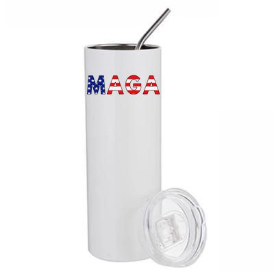 MAGA American Flag Stainless Steel Tumbler