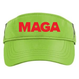 MAGA Distressed Logo Make America Great Again Adult Drive Performance Visor